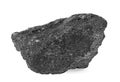 Large coal lump isolated on white background Royalty Free Stock Photo