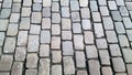 Large cobbled paving stones Royalty Free Stock Photo