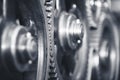 Large cog wheels Royalty Free Stock Photo