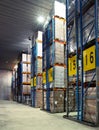 Large cold warehouse Royalty Free Stock Photo