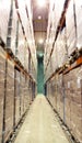 Large cold warehouse Royalty Free Stock Photo