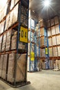 Large cold warehouse Royalty Free Stock Photo