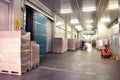 Large cold warehouse Royalty Free Stock Photo
