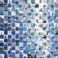 A large collage of different business theme images Royalty Free Stock Photo