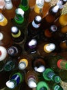 Large collection of beer bottles