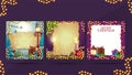 Large collection of Christmas blank templates with old parchments, garlands and Christmas elements Royalty Free Stock Photo