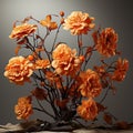 Photorealistic Surrealism: Marigold Branch In Kanye West Style