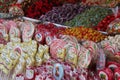 A large collection of sweets and candies