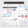 Large collection of web graphics