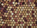 Large Colorful Collection of Natural Wine Corks Royalty Free Stock Photo