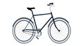 Large comfortable blue with black and gray coloring bike