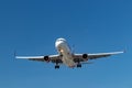 Large commercial airliner taking off at Pearson International Airport, Toronto Royalty Free Stock Photo