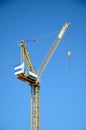 Large construction crane