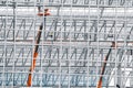Large Construction site structure of steel fabric Royalty Free Stock Photo