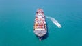 Large Container ship at sea