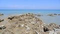 Large Coral Rocks On The Tropical Coast Of Tanjung Anda