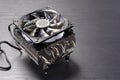 Large CPU cooler Royalty Free Stock Photo