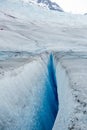 A large crevasse view in Alaska Royalty Free Stock Photo