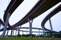 Large crossing highway overhead Royalty Free Stock Photo