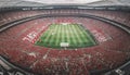 Large crowd cheers as team scores championship winning goal in soccer generated by AI Royalty Free Stock Photo