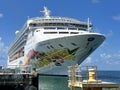 Large Cruise Liner at Key West Royalty Free Stock Photo