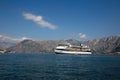 Large cruise ship Celebrity Constellation in Boka Kotorska Bay. Montenegro Royalty Free Stock Photo