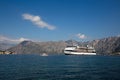 Large cruise ship Celebrity Constellation in Boka Kotorsky Bay. Montenegro