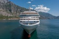 Large cruise ship front bow Royalty Free Stock Photo