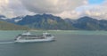 Large cruise ship on Ressurection bay