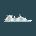 Large cruise ship