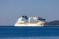 Large cruiser ship on the Adriatic Sea