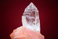 Large crystal of white quartz