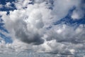 Large Cumulus clouds, dramatic sky. Background image