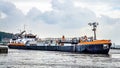 Large Cutter Suction Dredger vessel in Urk,the Netherlands