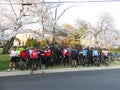 Large Cycling Group Portrait