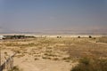 Large desert area in the north of Israel in the afternoon