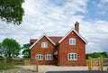 Completed New Build detached house. Royalty Free Stock Photo