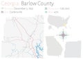 Map of in Barlow County Georgia
