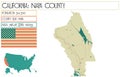 Large and detailed map of Napa County