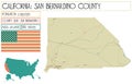 Large and detailed map of San Bernardino County