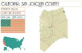 Large and detailed map of San Joaquin County