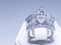 Large Diamond Ring Royalty Free Stock Photo