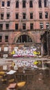 Large dilapidated abandoned factory in St. Petersburg, Red Triangle