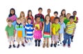 Large Diverse Group of Children Royalty Free Stock Photo