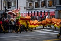 Large Dragon With Tail on Chinese New Year