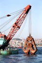 Large dredger scoop Royalty Free Stock Photo