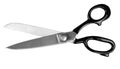 Large dressmaking or tailoring scissors, isolated Royalty Free Stock Photo