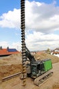 A large drill for drilling geothermal and stability pillar