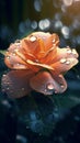 A_large_drop_of_oil_rose_fall_dew_1690445774264_6