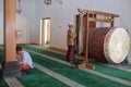 Large drum in a historic mosque